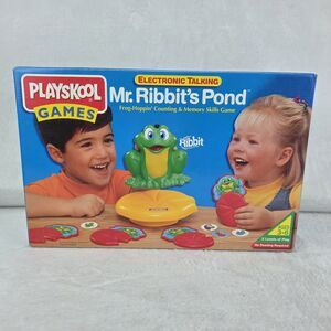 Vintage 1996‎ Playskool Mr Ribbits Pond Electronic Talking Game Complete Tested